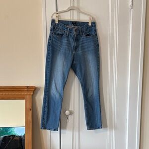 J.Crew Factory Straight-Leg Jeans in Medium Blue Wash